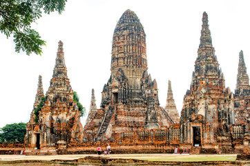 Wat Chaiwatthanaram Temple in Ayutthaya, Thailand