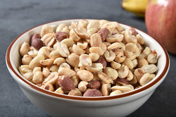 Bowl of peanuts