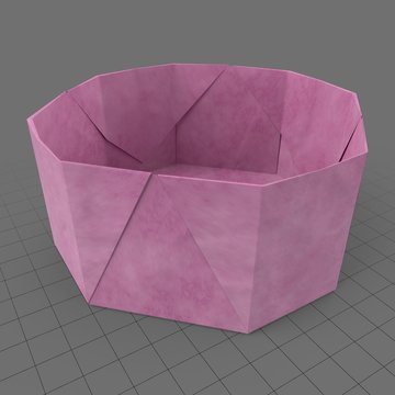 Origami bowl