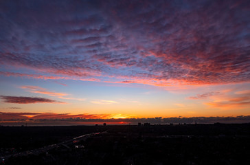Colorful Sky Before Sunrise
