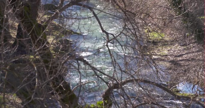 Fiume Aniene a Subiaco, Lazio, Italia