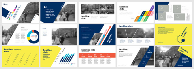 Presentation template. Elements for slide presentations on a white background. Use also as a flyer, brochure, corporate report, marketing, advertising, annual report, banner.