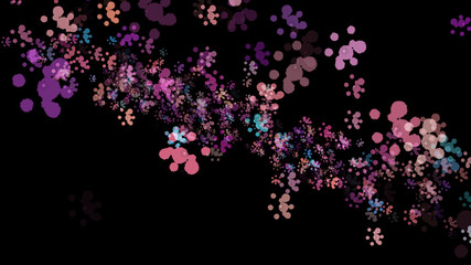 Background with paint. Divorces and drops. Periwinkles.