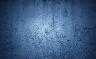 Blue textured concrete background