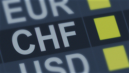 Swiss frank unchanged, world exchange market, currency rate fluctuating, finance