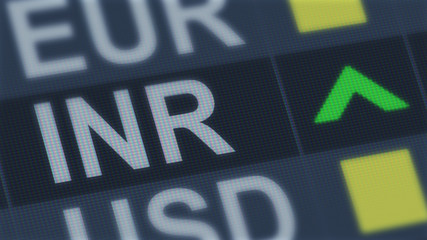 Indian rupee rise, world exchange market, currency rate fluctuating, finance