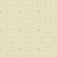 Seamless color pattern from a variety of shapes.