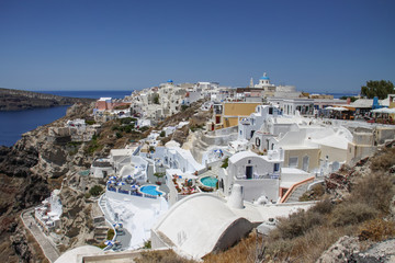 Fototapeta na wymiar View of santorini greece