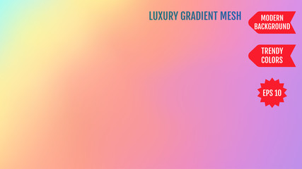 Obraz premium Bright neon mesh gradient background. Smooth modern colors with light. Trendy concept for your graphic design, banner, poster, user interface or mobile app.