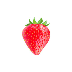 strawberry isolated on white background