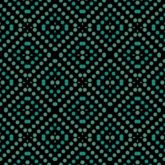 Seamless abstract pattern background with a variety of colored circles.