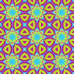 Seamless background pattern with a variety of multicolored lines.