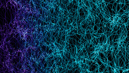 Background with color lines. Different shades and thickness.