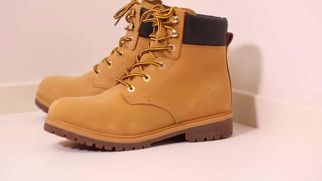 ShortShort film showing close up view of  yellow shoes isolated. Beautiful shoes background. film showing close up view of  yellow shoes isolated. Beautiful shoes background.