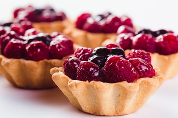 Six Handmade Sweets on a light background