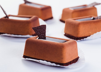 Five Handmade Sweets on a light background