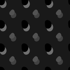 Seamless background pattern with various colored circles.