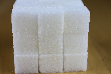 Cube of sugar cubes
