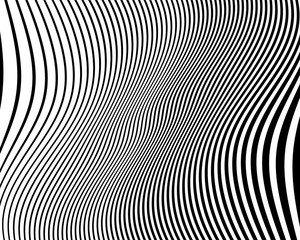 Wavy pattern. Texture with wavy, curves lines.