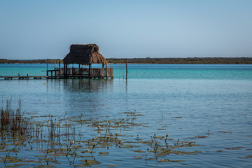 Seven Color Lagoon in Bacalar