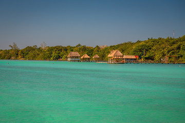 Obraz premium Seven Color Lagoon in Bacalar