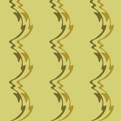 Seamless pattern background with multi-colored wavy lines.