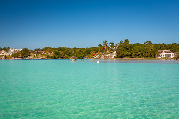 Seven Color Lagoon in Bacalar
