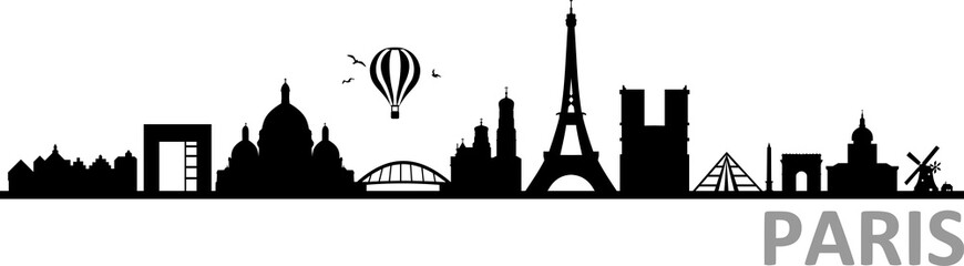 Paris City Skyline