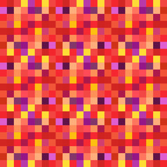 Seamless pattern background from a variety of multicolored squares.