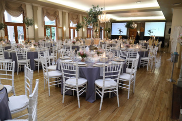 gala dinner formal event with decor