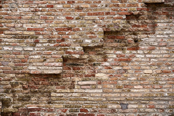A wall of brick