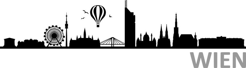 Vienna City Skyline