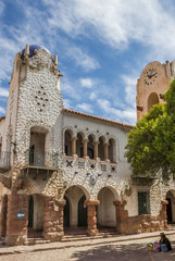 Fototapeta premium Historic town hall in the center of Humahuaca, Argentina