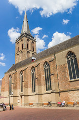 Historic Gudula church in the center of Lochem, Netherlands