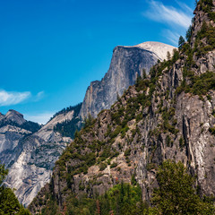 Fototapeta na wymiar Yosemite Half Dome