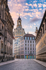 Obraz premium Frauenkirche in Dresden, Germany