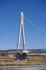 青空とつり橋
