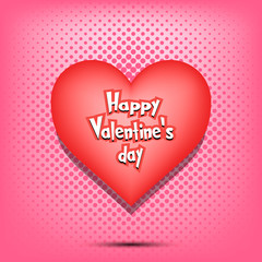 Happy Valentine day and Heart