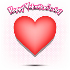 Happy Valentine day and Heart