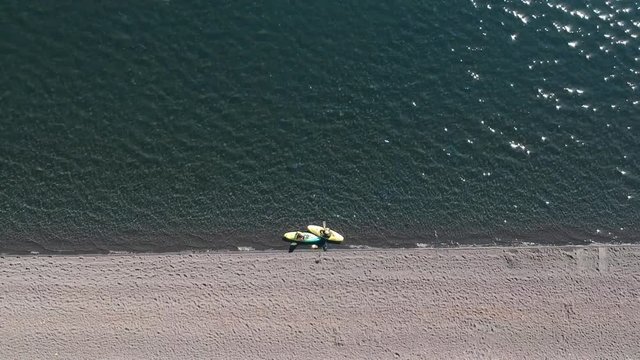 Kayak at Villarica lake in Puc&oacute;n-Chile
