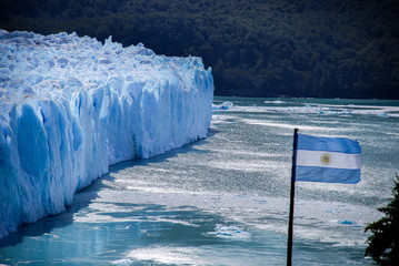 Perito Moreno Glacier view in a sunny day