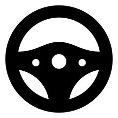 Steering Wheel Driver Icon