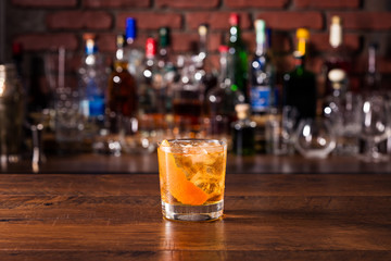 Refreshing Bourbon Old Fashioned Cocktail
