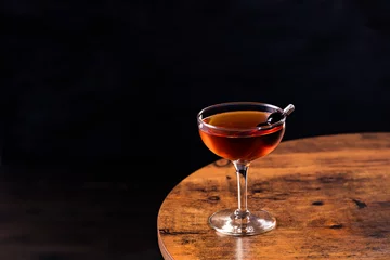 Fototapeten Refreshing Bourbon Manhattan Cocktail © Brent Hofacker