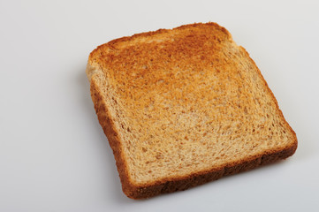 Angle view of toasted bread