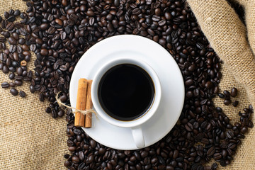 Naklejka premium cup of coffee
