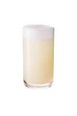 Refreshing Gin Fizz Cocktail on White