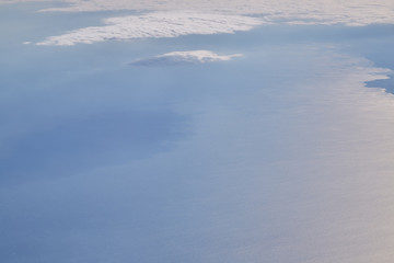 Beautiful Above clouds from an airplane