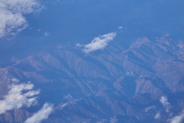 Beautiful Above clouds from an airplane