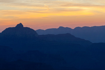 Sunrise over the Grand Canyon, Grand Canyon National Park, Arizona, USA